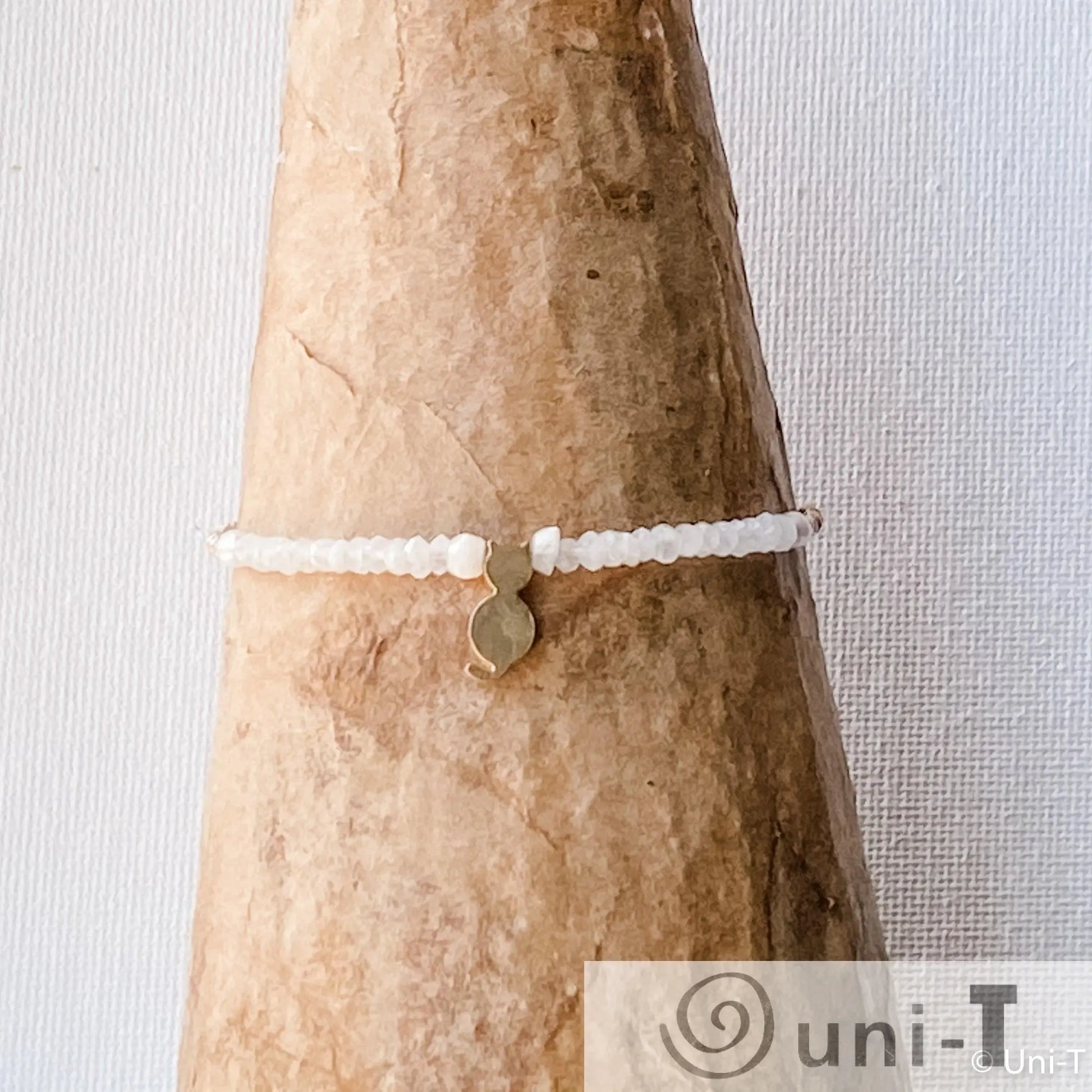 Cat charms with Semi Precious Stones Bracelets Janine Gerade