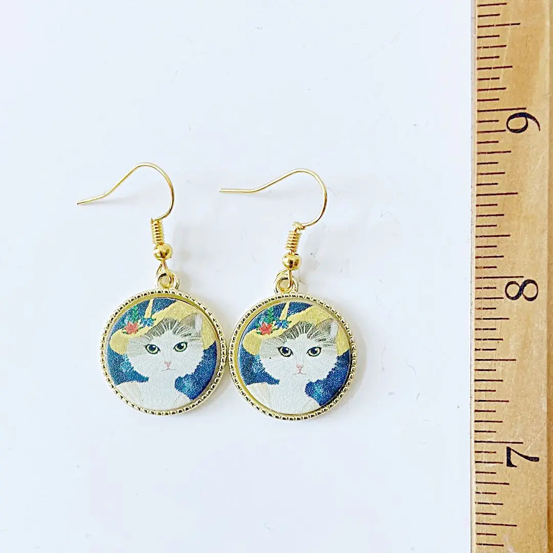 Cats in Hats Earrings Shana Cohen