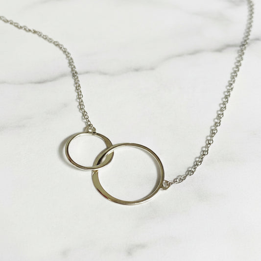 , Circle Necklace, Infinity Necklace, Silver Necklace Janine Gerade