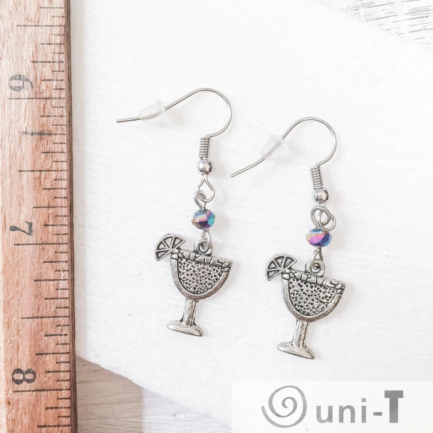 Cocktail Charm with Glass Beads Earrings Shana Cohen