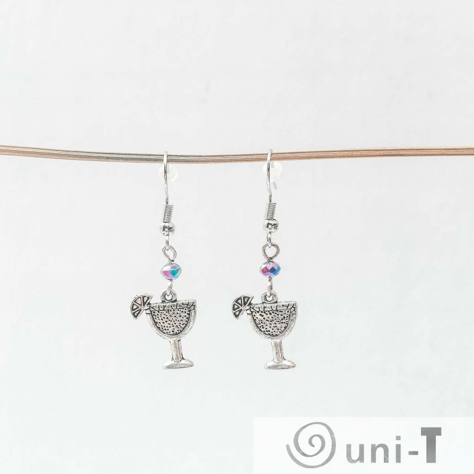 Cocktail Charm with Glass Beads Earrings Shana Cohen