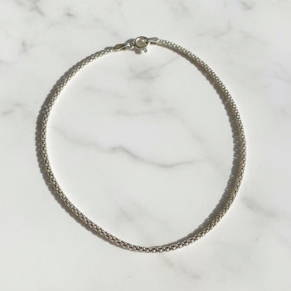 Copy of Uni- T-Popcorn Chain, Sterling Chain Bracelet Janine Gerade