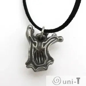 Back view of Coral Polyp Necklace showing detailed coral structure design, marine biology inspired jewelry for nature lovers.