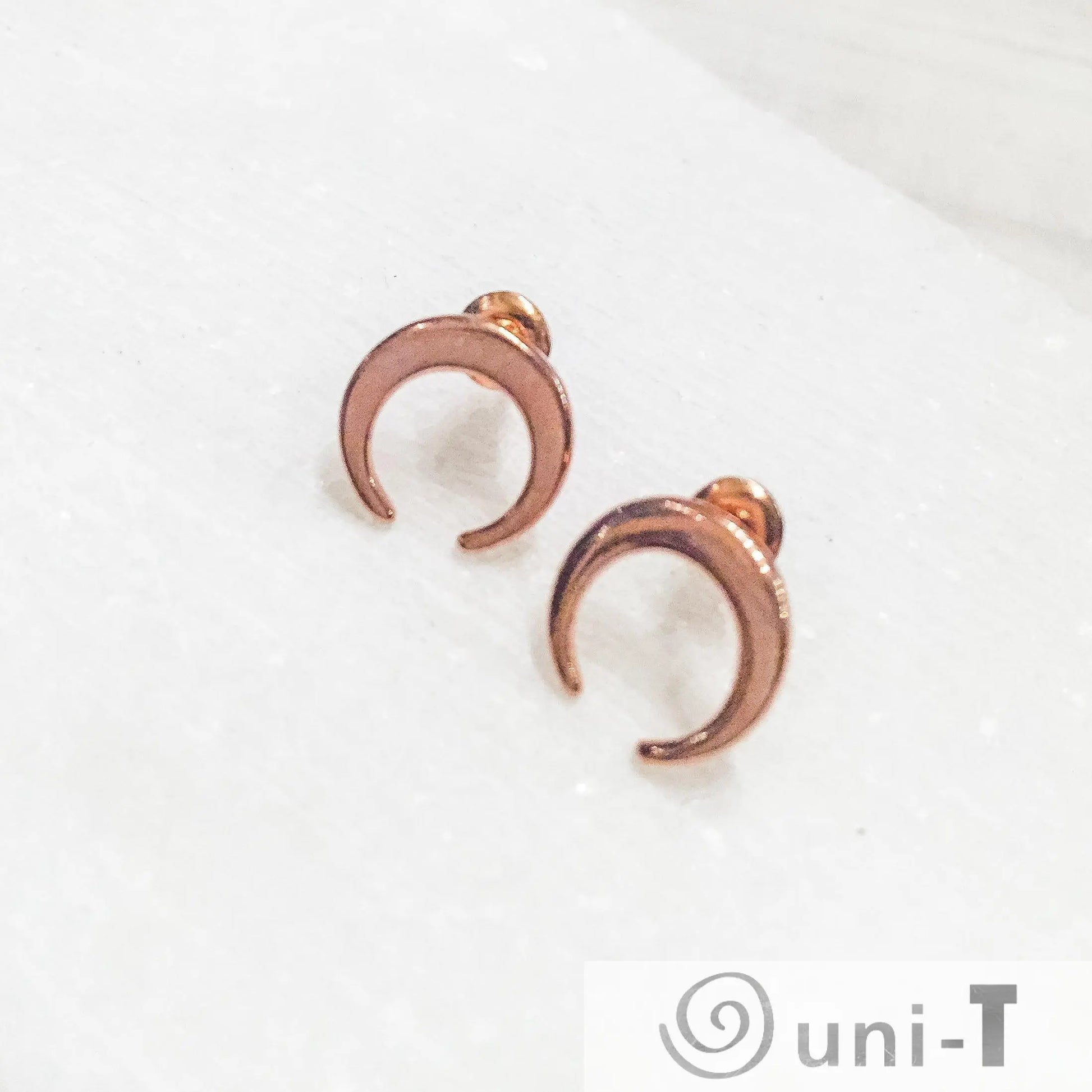 Crescent Stud Earrings Lisa Trachtman