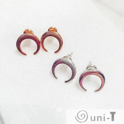 Crescent Stud Earrings Lisa Trachtman