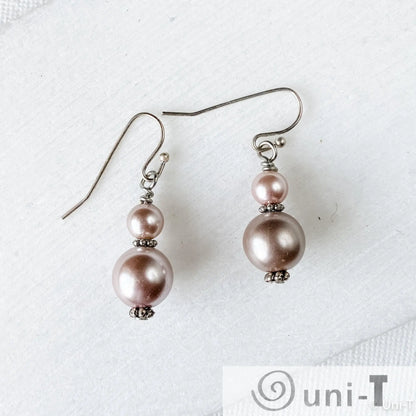 Crystal Pearl Dangle Earrings Lisa Trachtman
