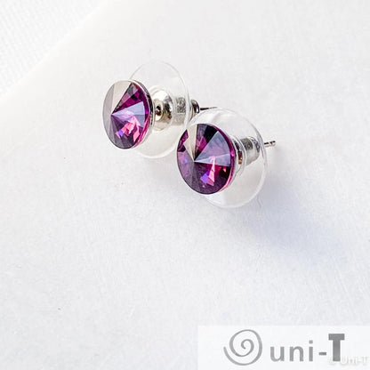 Crystal Stud Earrings - Assorted Colors Lisa Trachtman