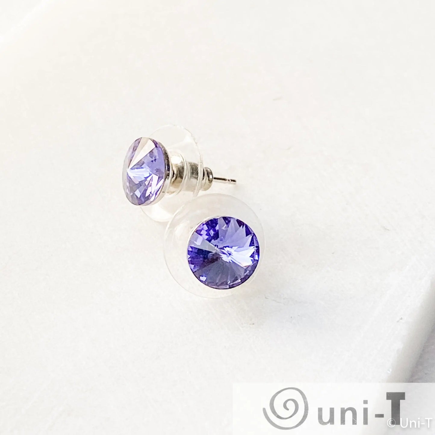 Crystal Stud Earrings - Assorted Colors Lisa Trachtman