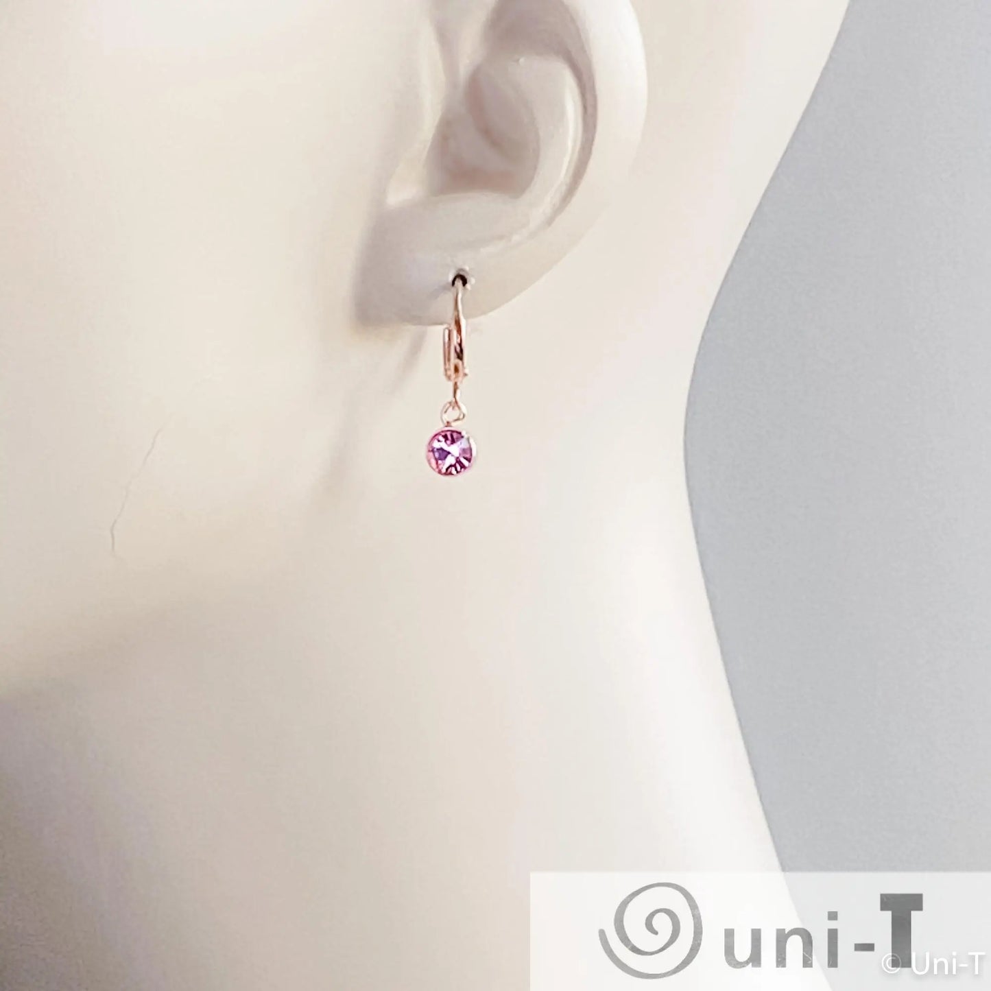 Crystal Studs - Purple, Clear, Blue Violet Lisa Trachtman