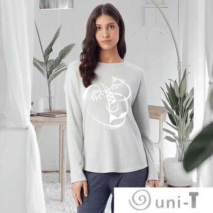 Cubism Art Dropped Shoulder Vintage Heavy Knit Pullover Uni-T