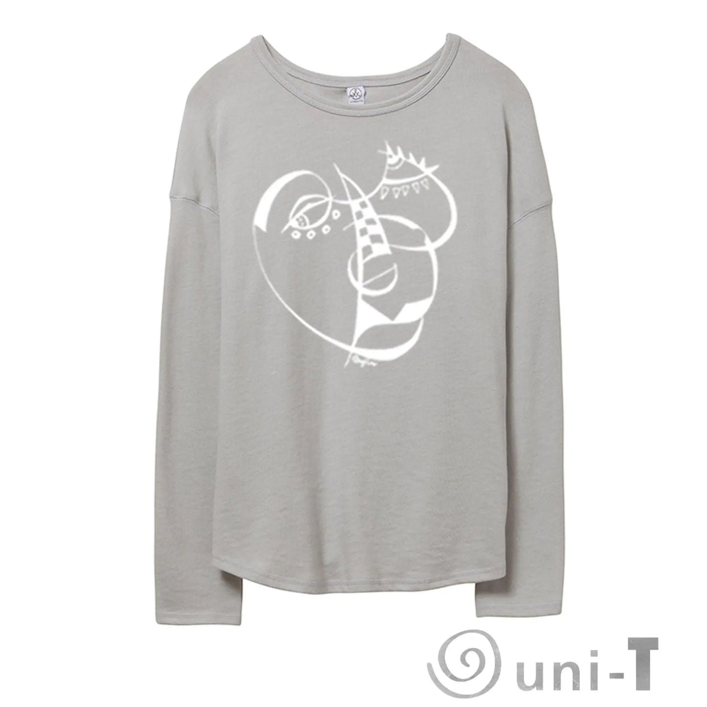 Cubism Art Dropped Shoulder Vintage Heavy Knit Pullover Uni-T