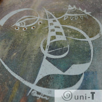 Cubism Face Art - Original Framed Painting 8X10 Eujin Kim Neilan