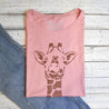 Giraffe T shirt | Animal Print Shirt | Womens Bamboo Clothing - Uni-T