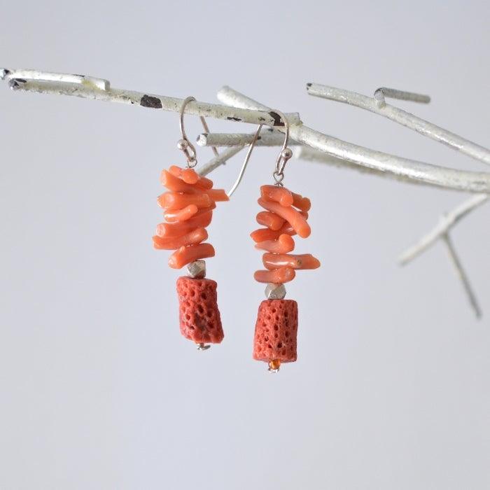 Coral Earrings Uni-T