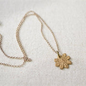 Daisy Earrings, Precious Metal Clay Earrings -99% Pure Bronze Uni-T