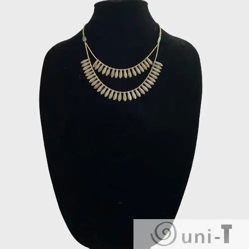 Dagger Bead Double Necklace Janine Gerade