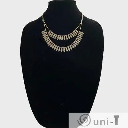 Dagger Bead Double Necklace Janine Gerade