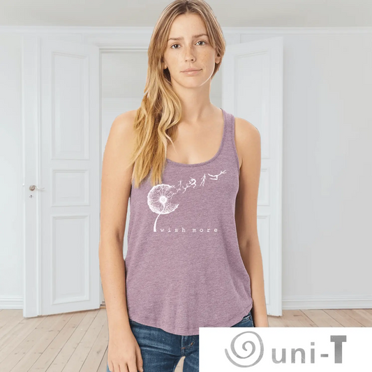 Dandelion Vintage Washed Tank Top - Wish More Uni-T