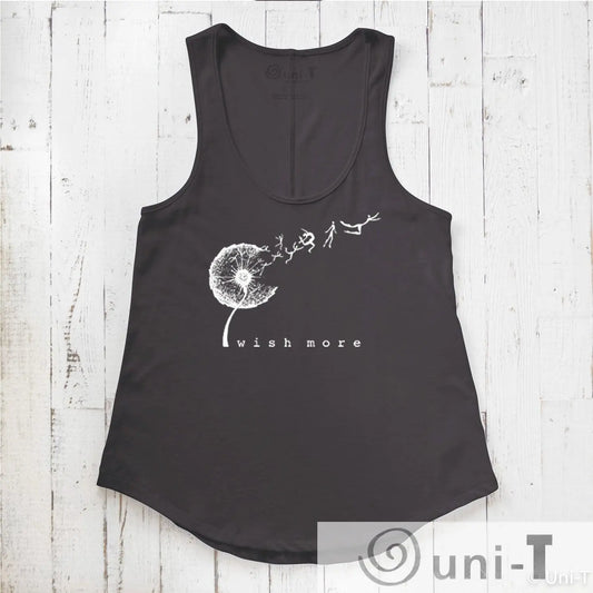 Dandelion Vintage Washed Tank Top - Wish More Uni-T