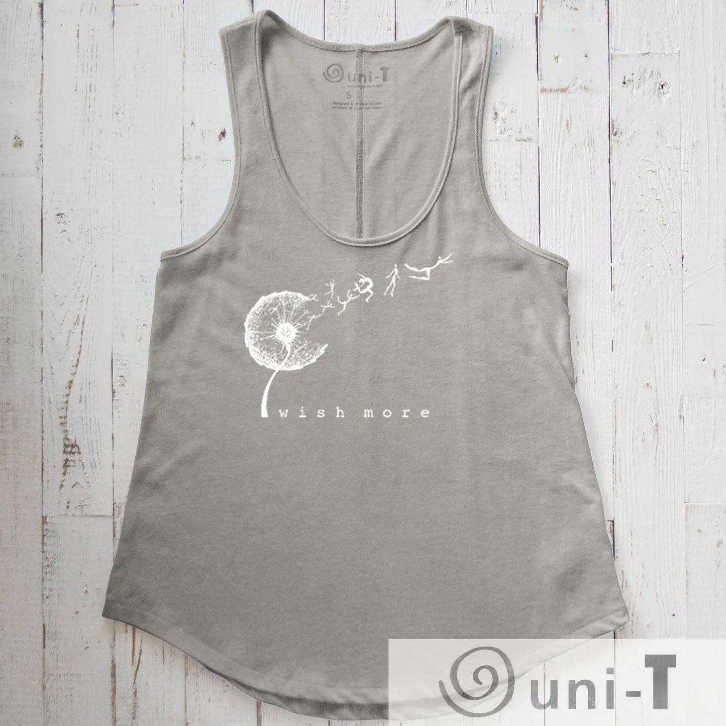 Dandelion Vintage Washed Tank Top - Wish More Uni-T