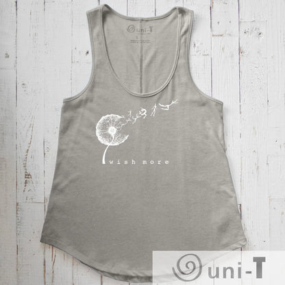 Dandelion Vintage Washed Tank Top - Wish More Uni-T