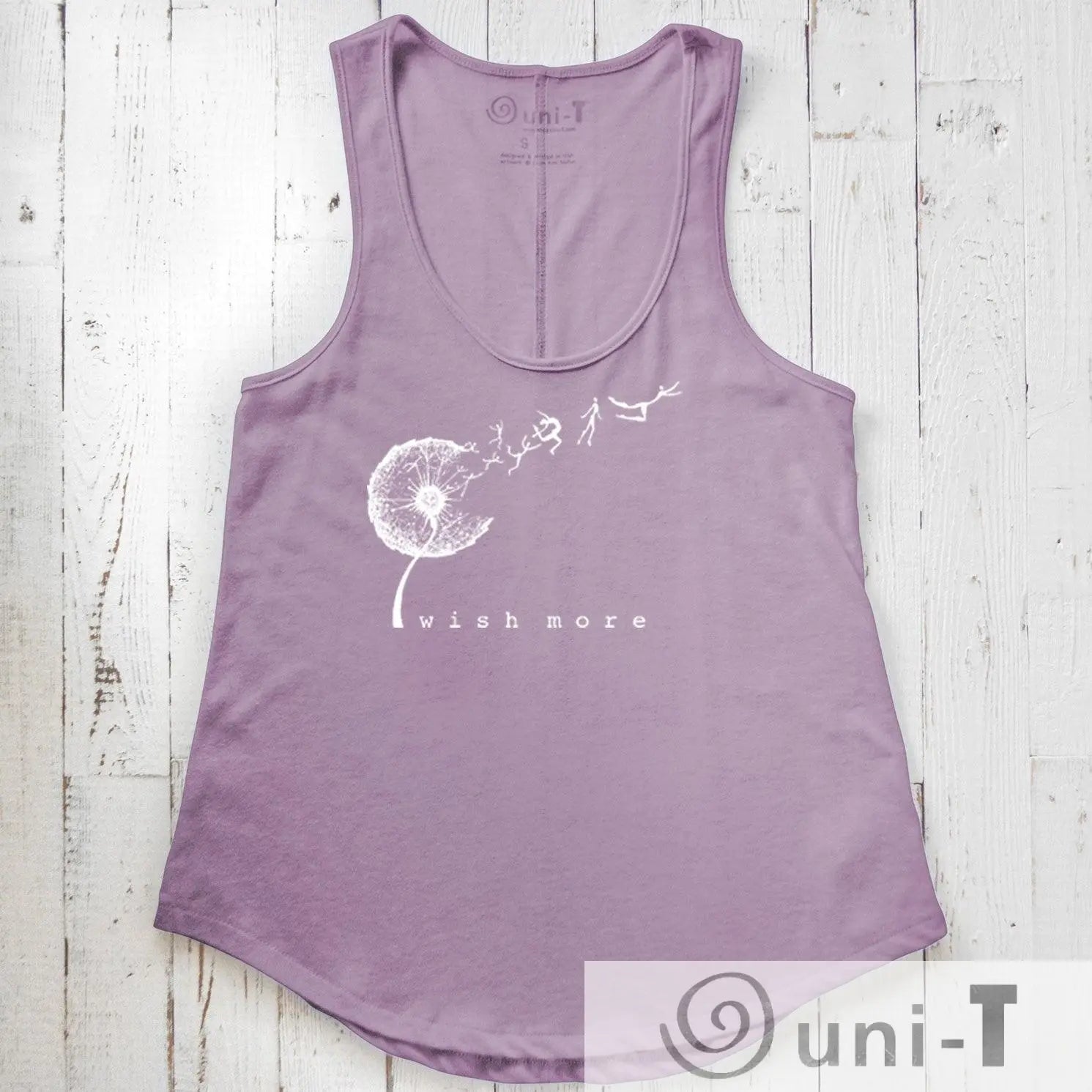 Dandelion Vintage Washed Tank Top - Wish More Uni-T