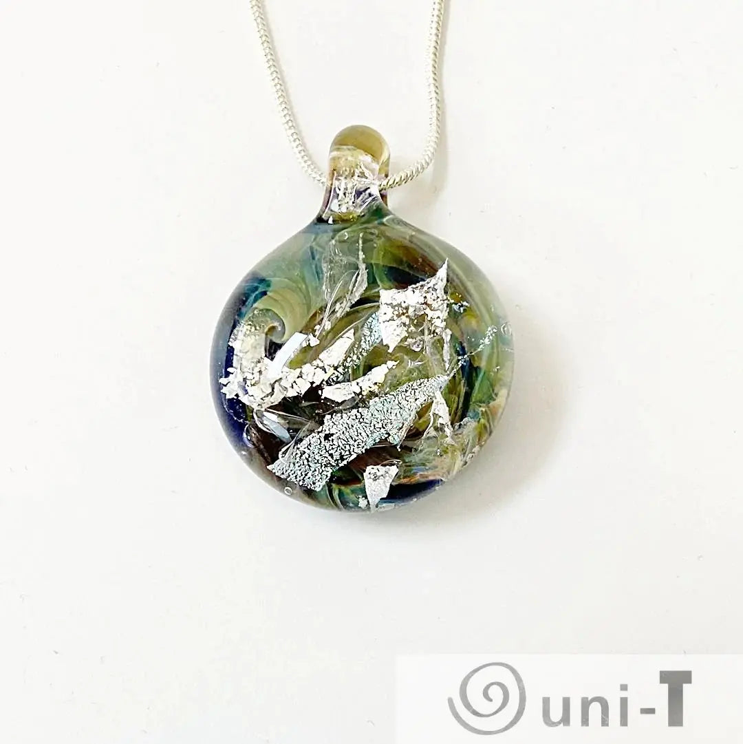 Dichroic Lampworked Pendant Christine Mathews