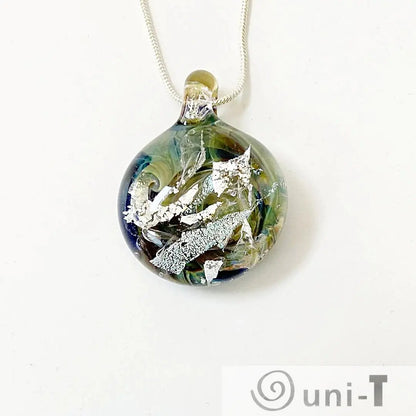 Dichroic Lampworked Pendant Christine Mathews