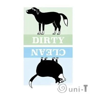 Dirty and Clean Dishwasher Magnets Mitra Farmand