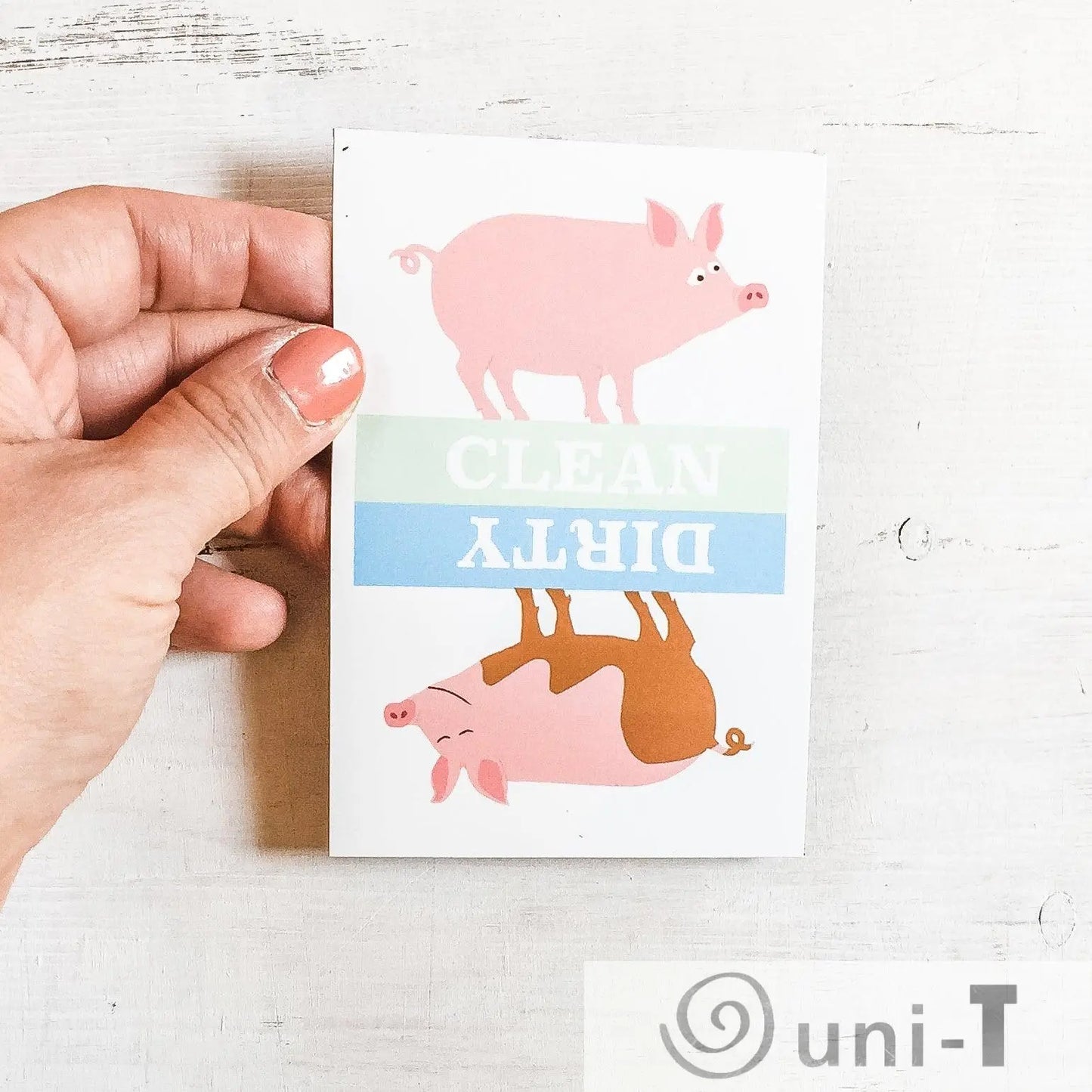 Dirty and Clean Dishwasher Magnets Mitra Farmand