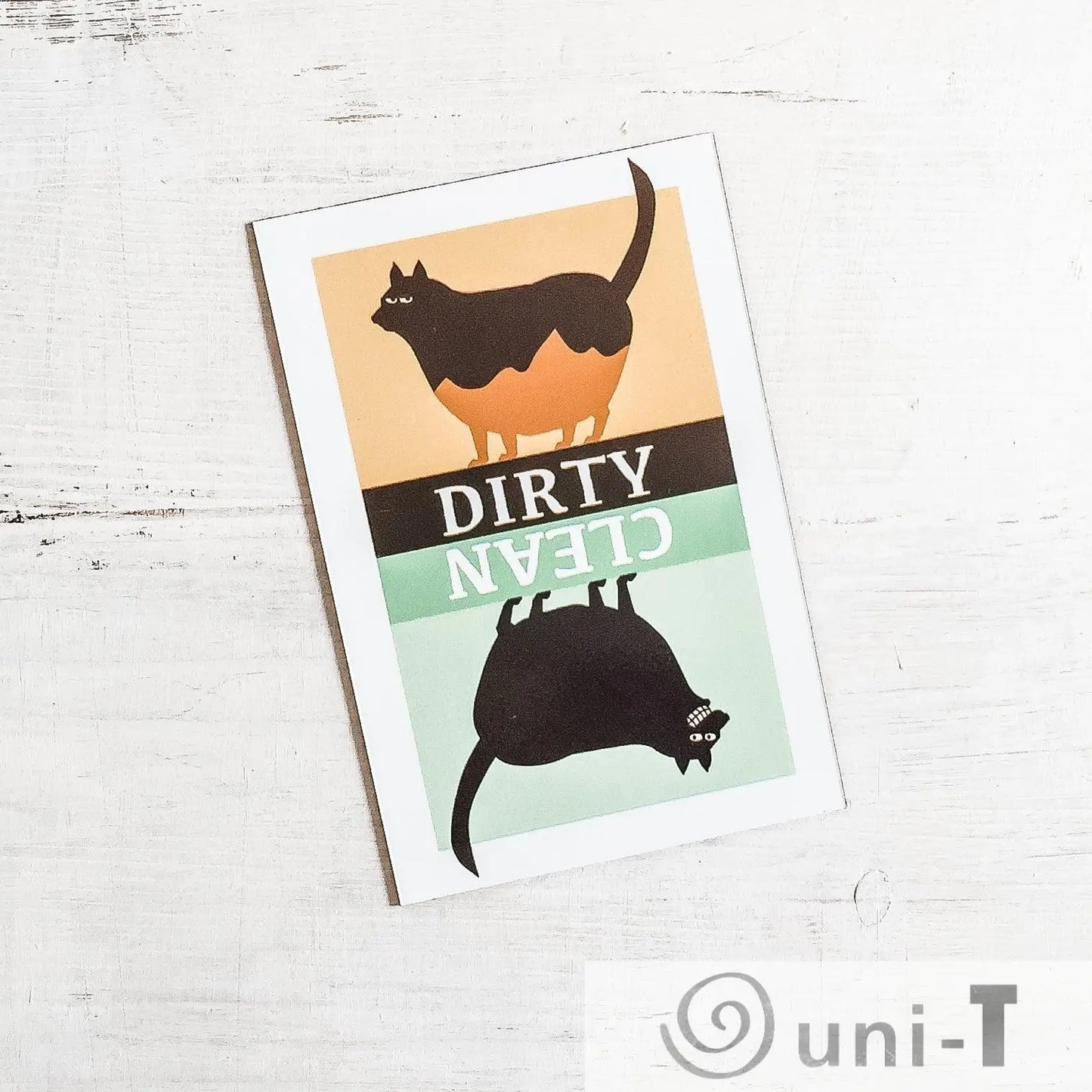 Dirty and Clean Dishwasher Magnets Mitra Farmand