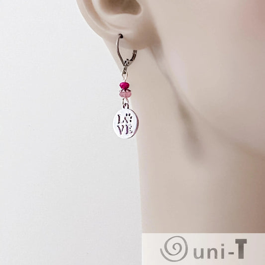 Dog Lover's Gift, Surgical Steel Charm Earrings - Love with a Paw Kathy James