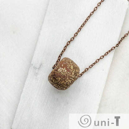 Donut Shape Polymer Clay with Sparkle Necklace Karen Meninno