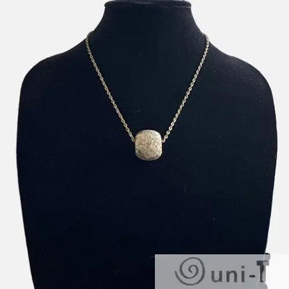 Donut Shape Polymer Clay with Sparkle Necklace Karen Meninno