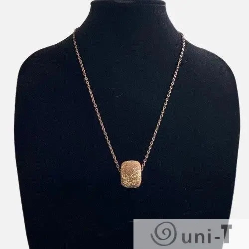 Donut Shape Polymer Clay with Sparkle Necklace Karen Meninno