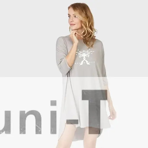 Dream More Bamboo 3/4 Sleeve Nightshirt Lounge Wear - Limited Collection Uni-T