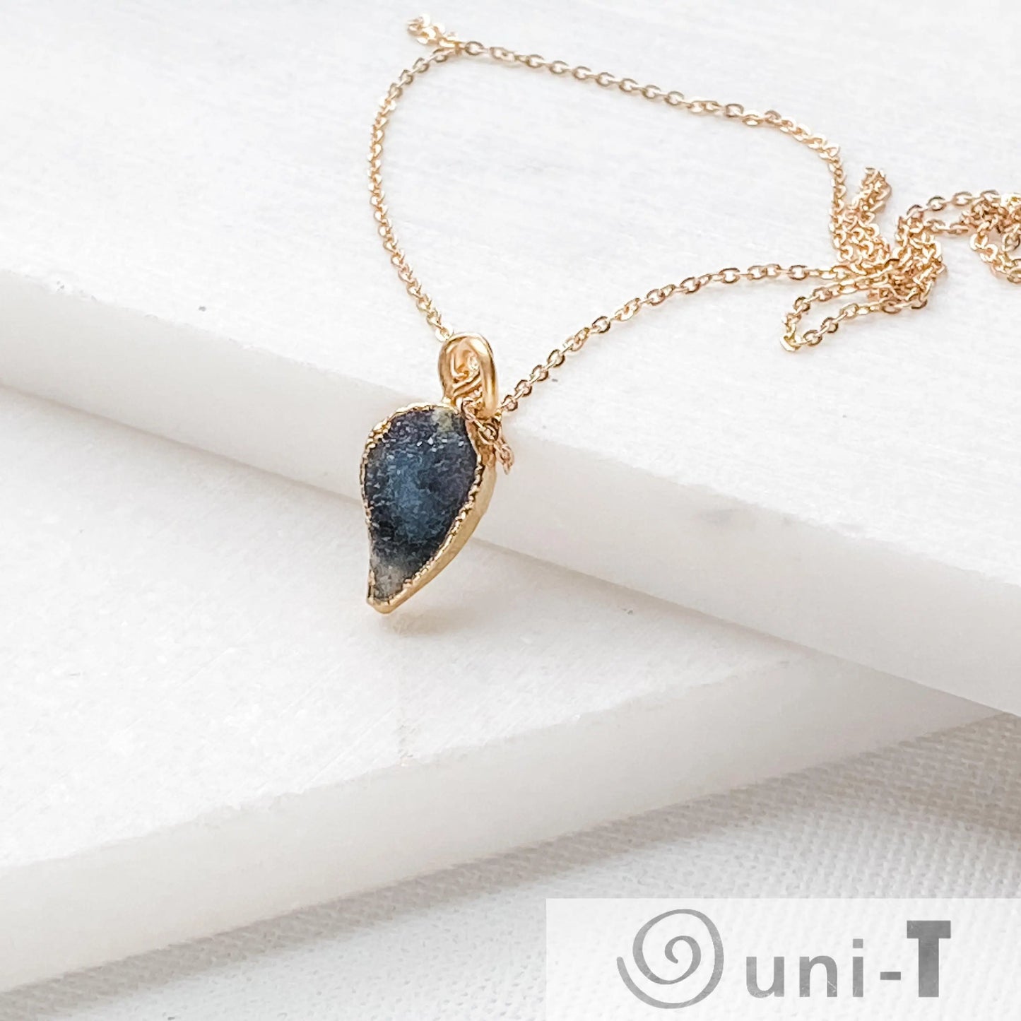 Druzy Agate Necklace Lisa Trachtman
