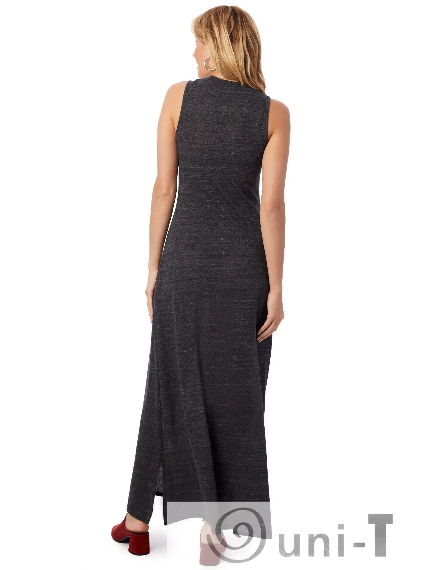 Eco-Jersey Side Slit Maxi Tank Dress : LIMITED Uni-T