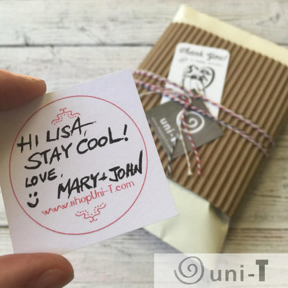 Eco-friendly Gift Wrap & Message for T-shirts Uni-T