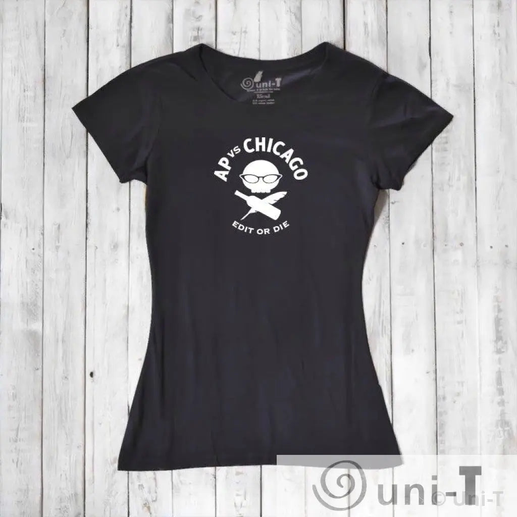 Edit or Die: Soft Fitted T-shirt (Black or Red) Conscious Style Guide