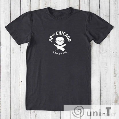 Edit or Die: Soft Straight-Cut T-shirt (Black or Red) Conscious Style Guide