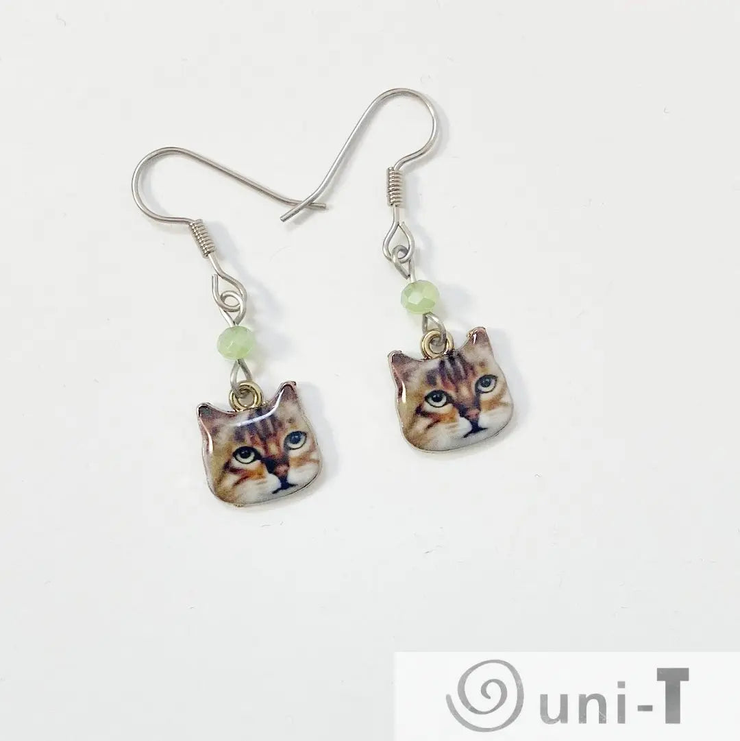 Enamel Cat Faces Earrings Shana Cohen