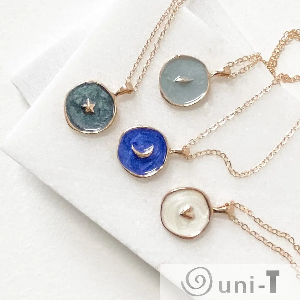 Enamel Necklace Celestial Lisa Trachtman