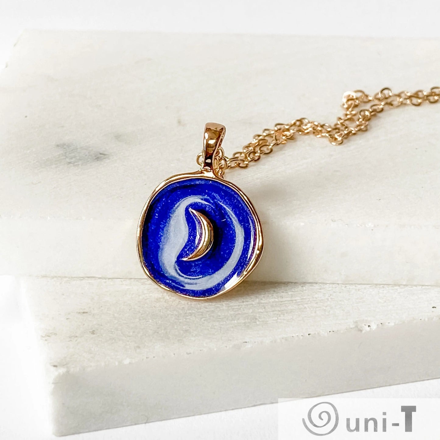 Enamel Necklace Celestial Lisa Trachtman