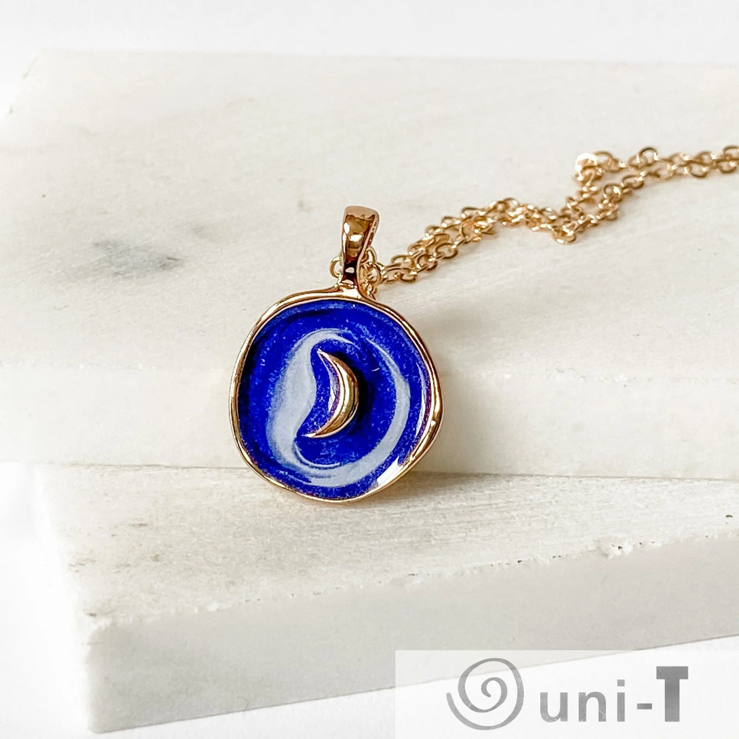 Enamel Necklace Celestial Lisa Trachtman