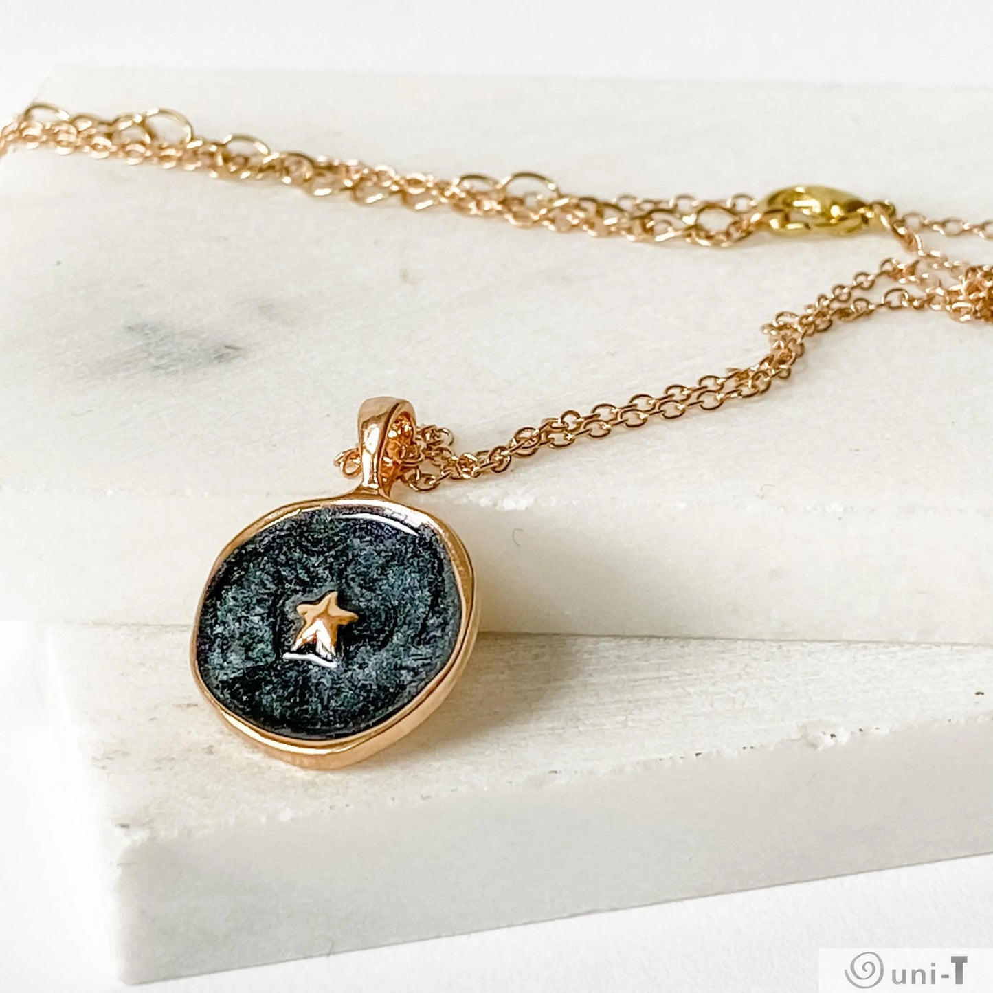 Enamel Necklace Celestial Lisa Trachtman