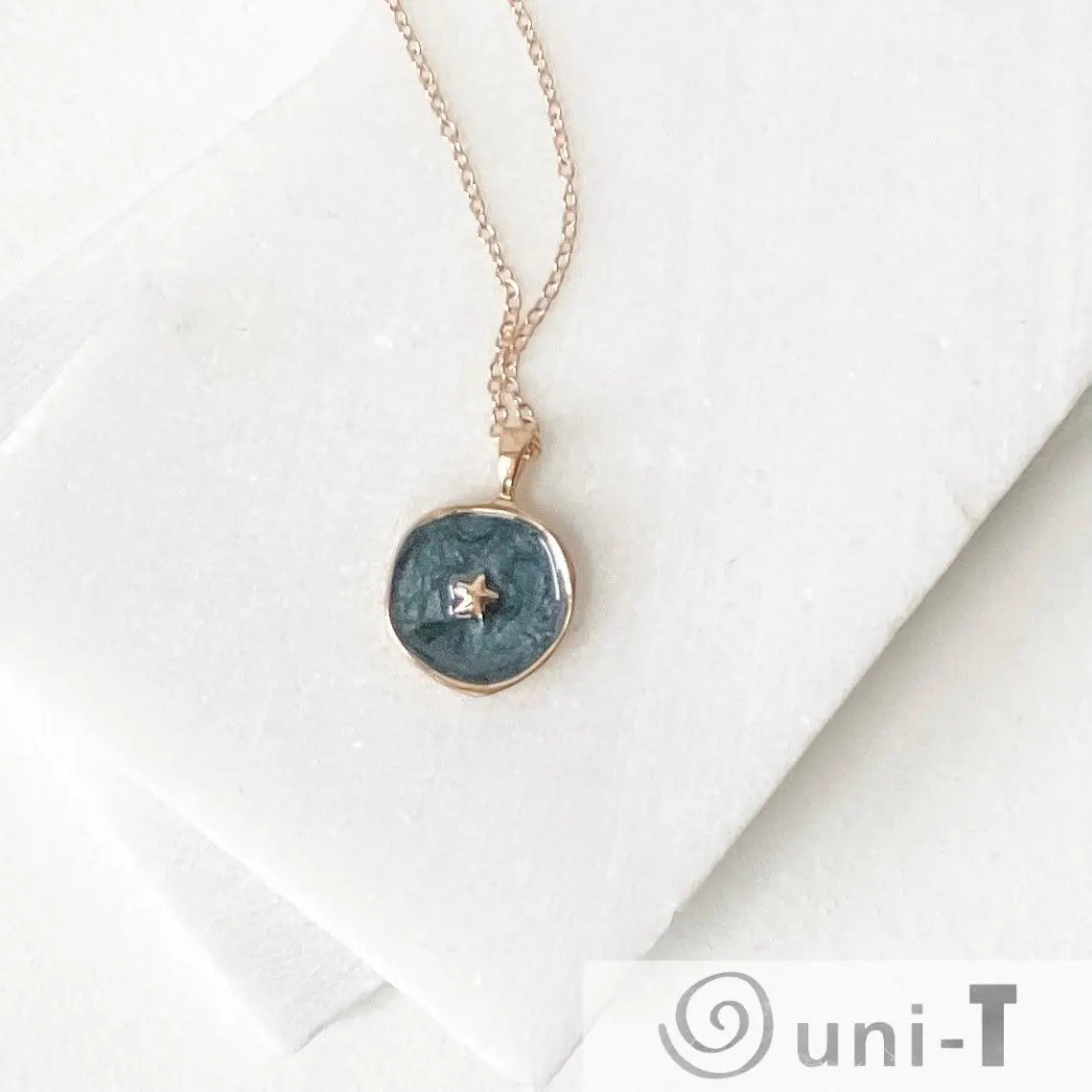 Enamel Necklace Celestial Lisa Trachtman