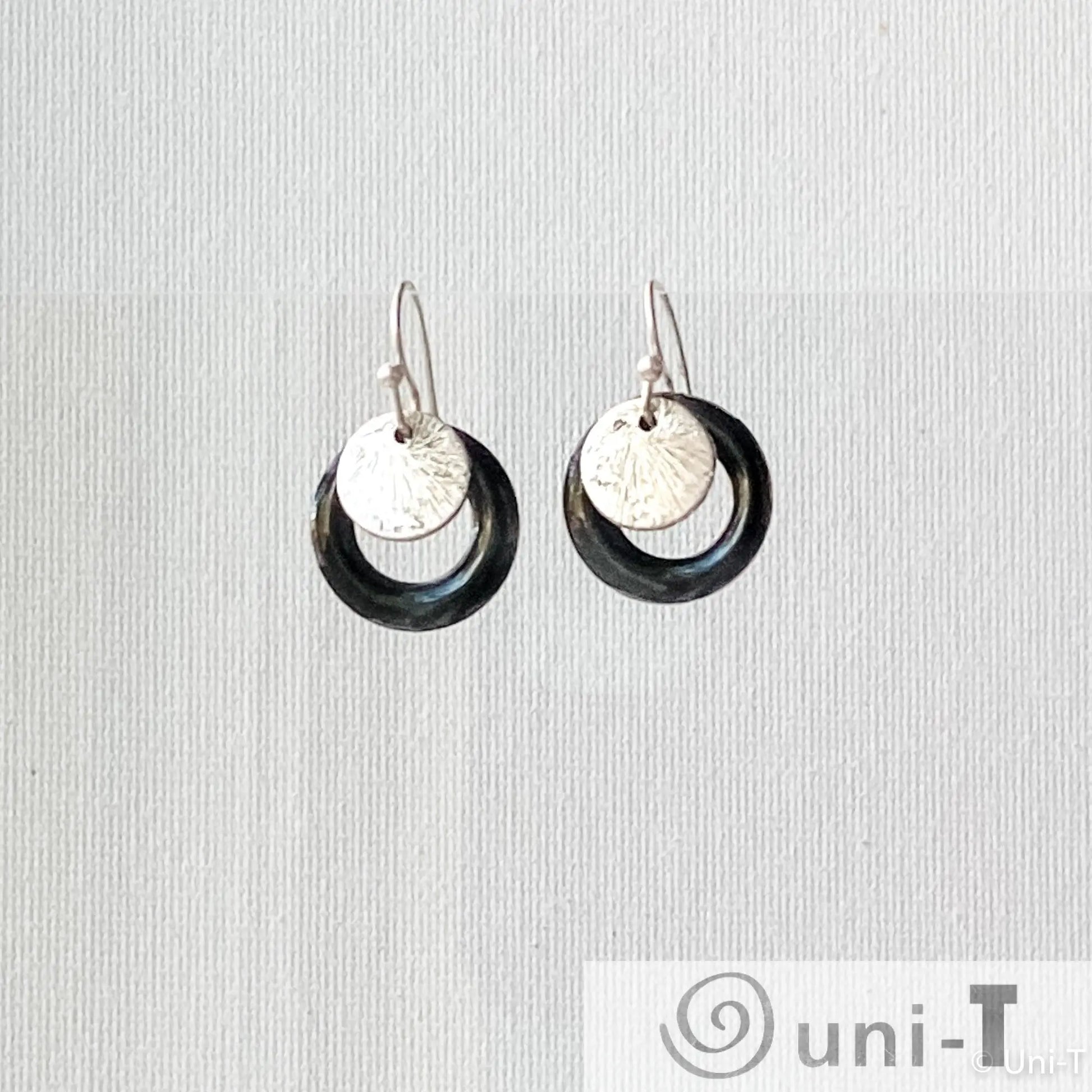 Enamel Rings and Dot Earrings Lisa Trachtman