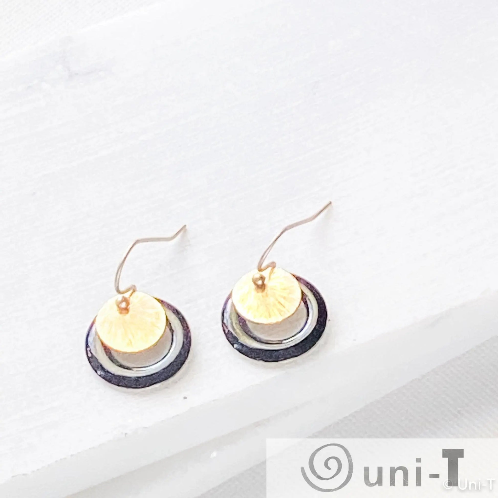 Enamel Rings and Dot Earrings Lisa Trachtman