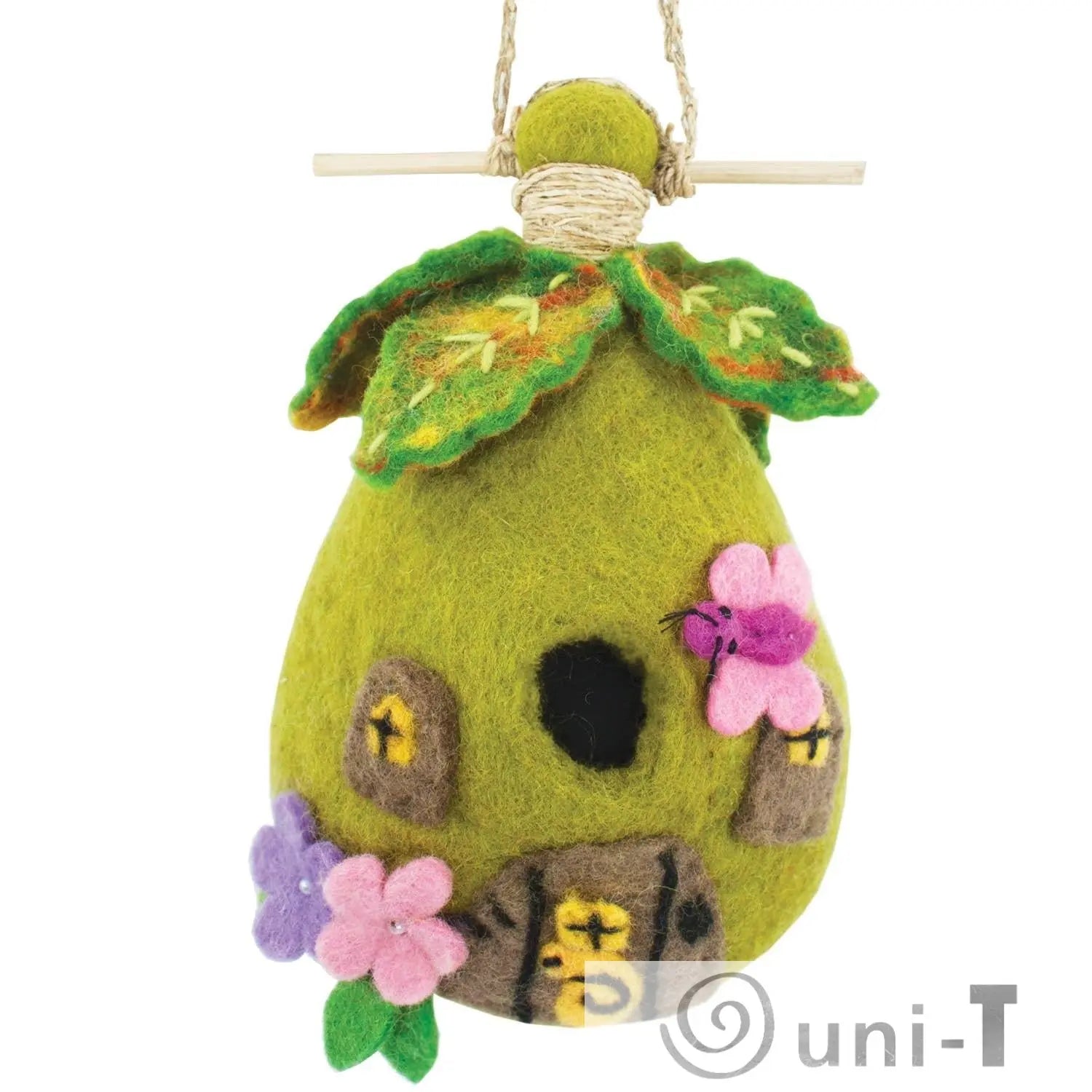Fairy House Birdhouse dZi Handmade